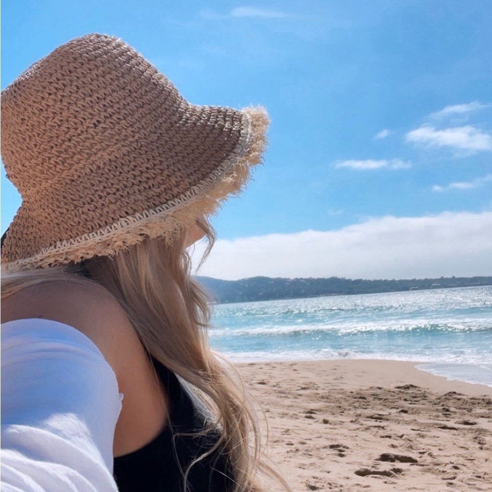 Straw Bucket Hat